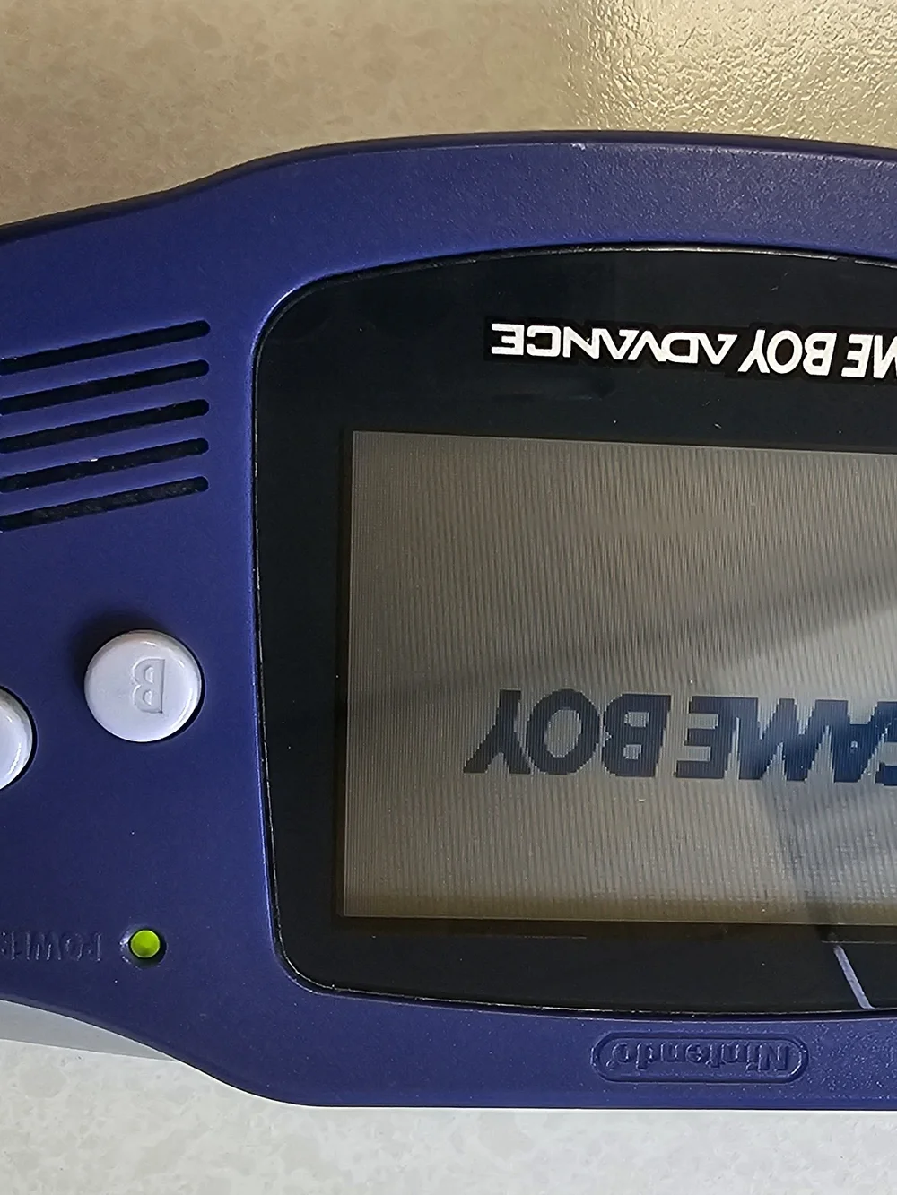 Nintendo Game Boy Advance Purple Portable Gaming Console